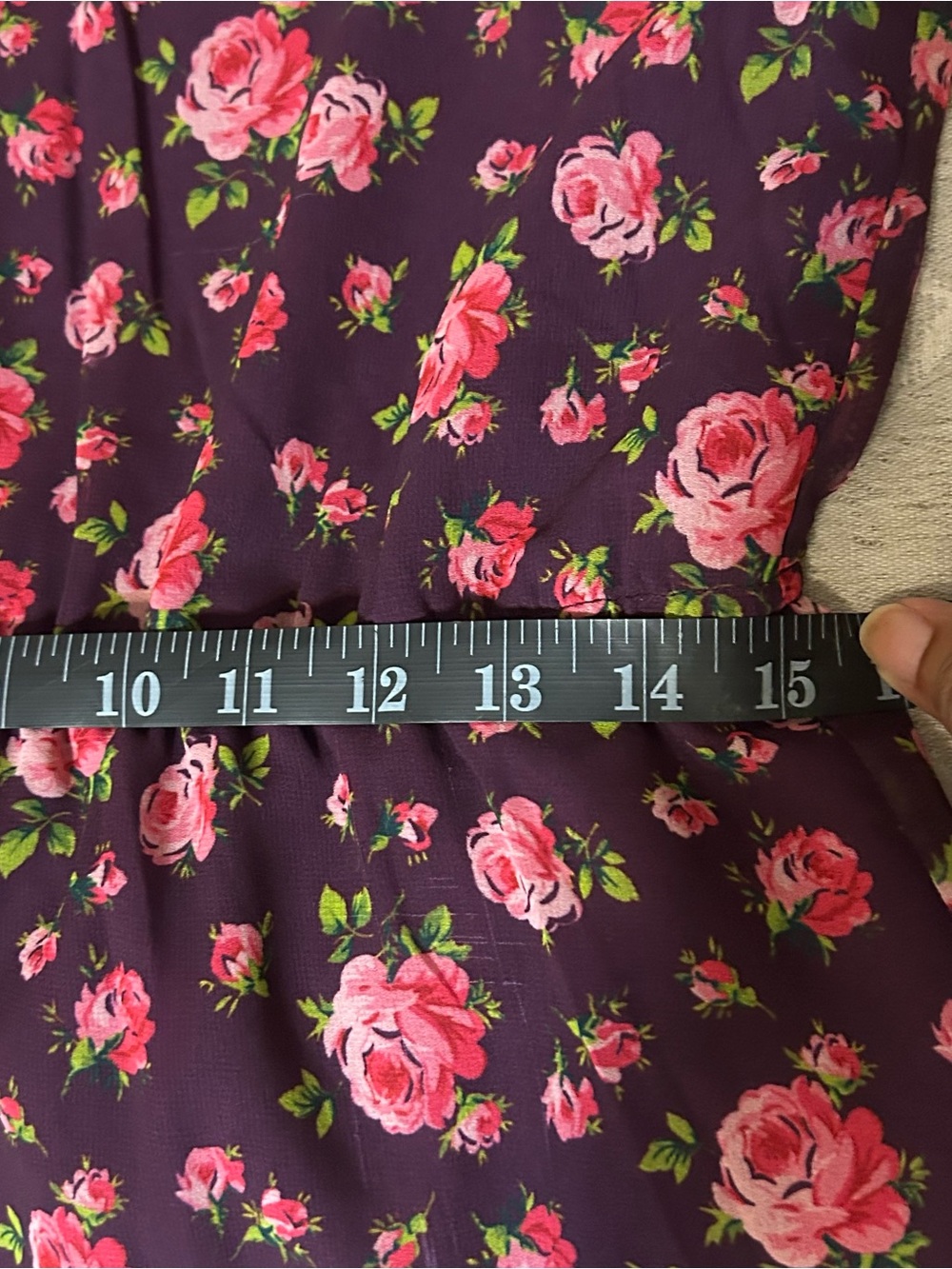 Betsey Johnson Romantic Floral Roses Maxi Dress Burgundy Pink Cottagecore Boho L - Picture 14 of 16